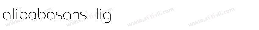 alibabasans light字体转换